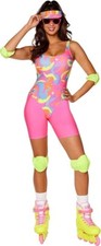 Skating Barbie InSpirit Halloween Costume, Size Adult XL, X-Large 16 - 18, NEW