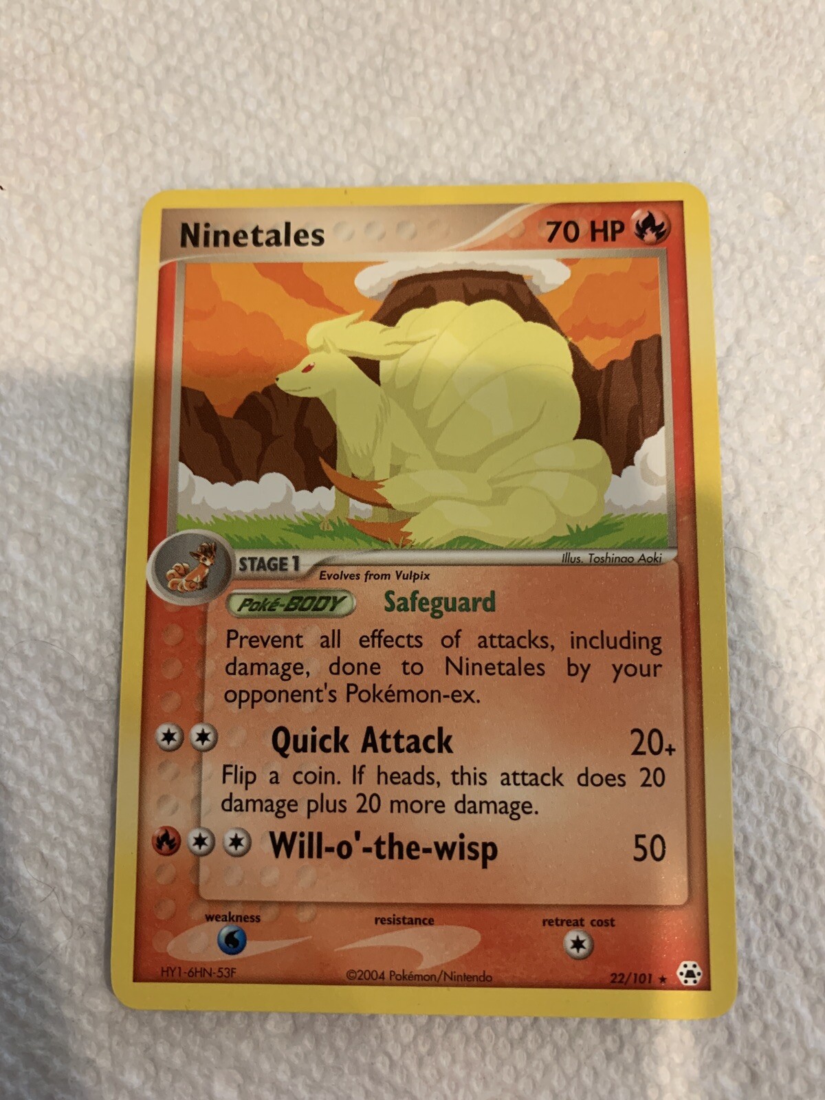 Ninetales - Hidden Legends 22/101 (Rare) Pokemon Card NM/M