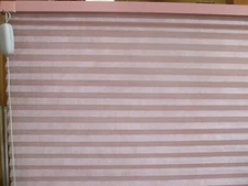 27 7/8"W-65 3/4"H L CORD DOUBLE HONEYCOMB CELLULAR SHADE COLOR ROUGE 125 #609