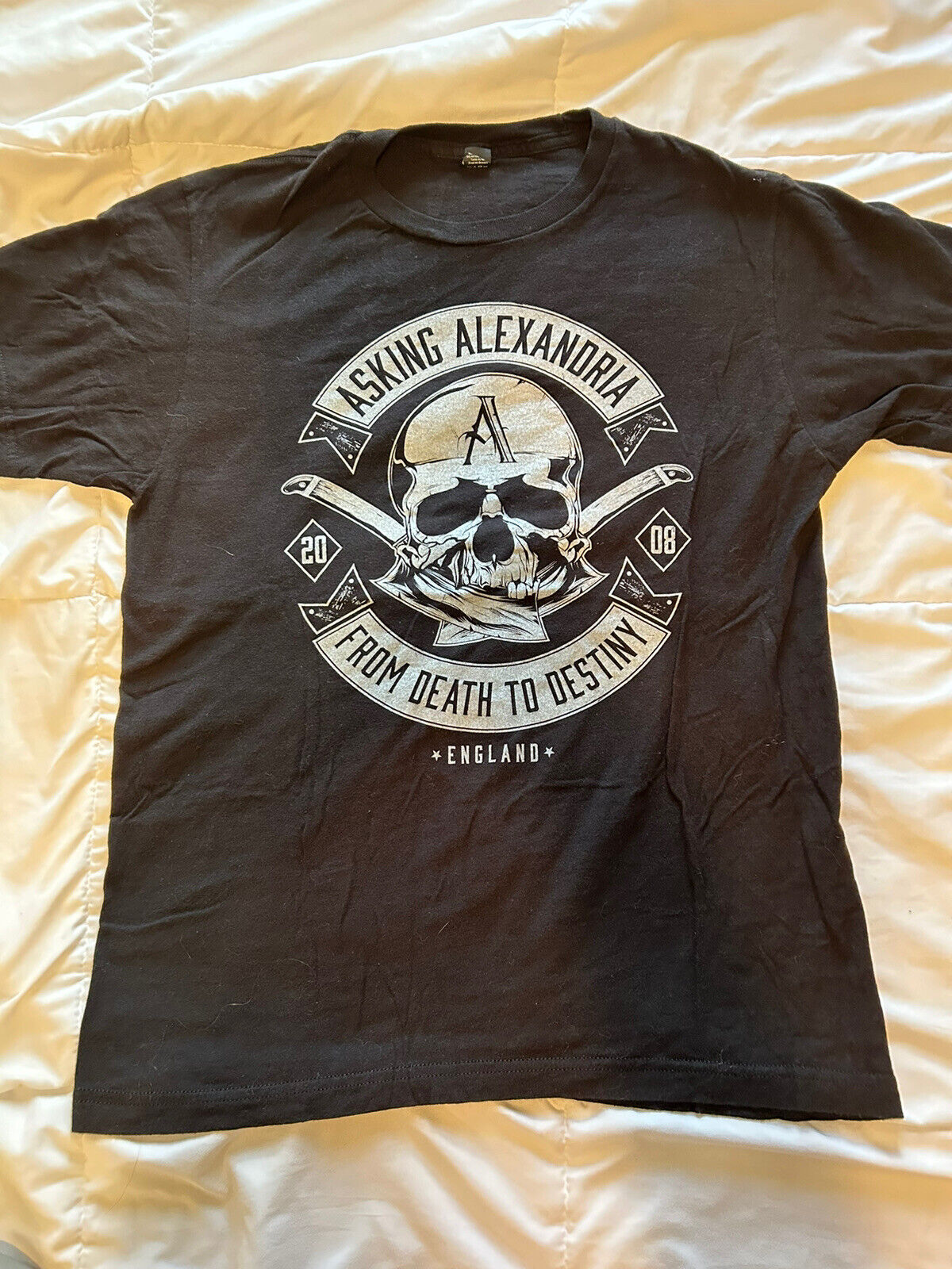 Asking Alexandria Tour Shirt 2014 From Death To D… - image 1