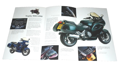 TRIUMPH TROPHY 900/1200 UK SALES BROCHURE - 第 2/2 張圖片