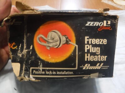 Budd Zenith Freeze Plug Engine Block Heater 8801428