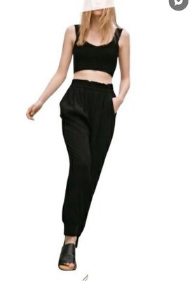 aritzia black dress pants Wilfred Women’s 6 Pleated High Rise Casbah Trouser S HoliSale50 silk chemise (gown) in Size:54 (5'9