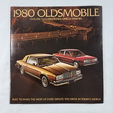 1980 Oldsmobile Cutlass-Omega-Starfire Original Dealer Sales Brochure