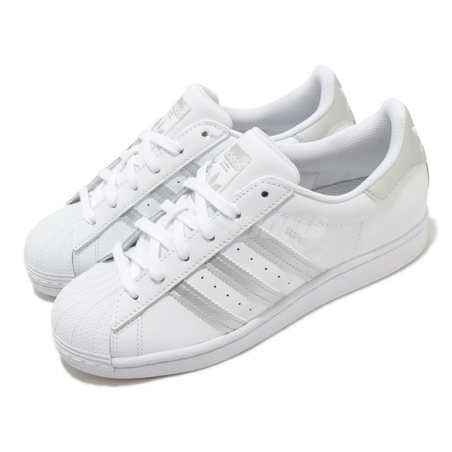 adidas superstar ii metallic white/silver