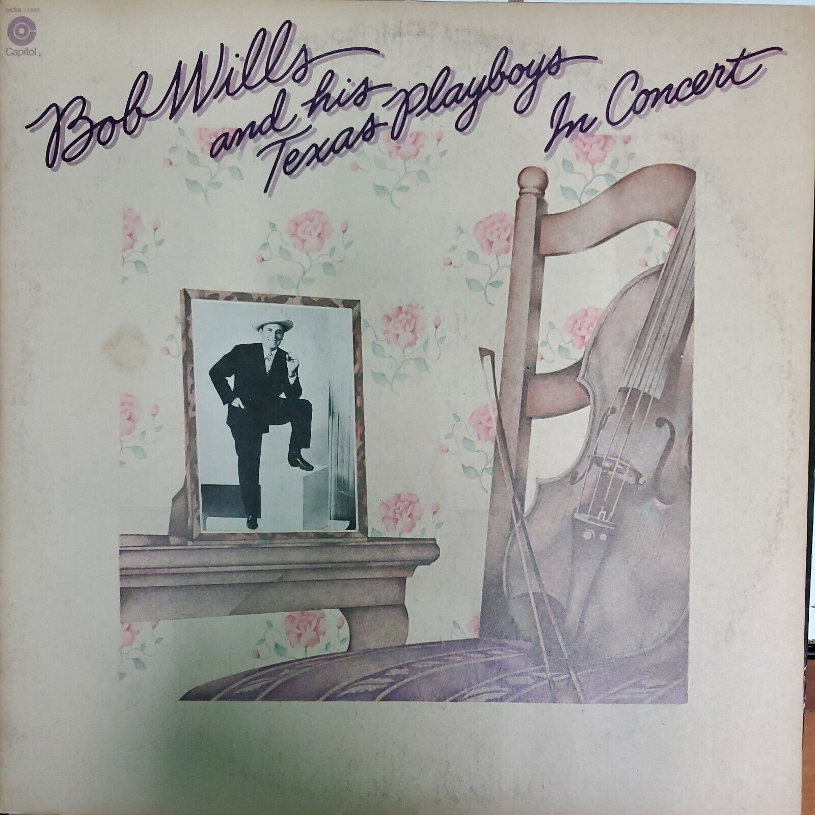 BOB WILLS & HIS TEXAS PLAYBOYS In Concert Capitol Records SKBB-11550 2 LPs