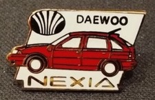 Ansteckpin Daewoo Nexia, rot, original Daewoo...