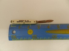 VTg ARMOUR OIL CO Goodyear CHAMPLIN  1 blade pocketknife. Made in USA