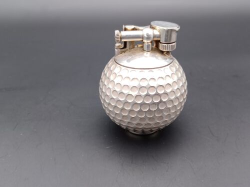Seltener antiker Dunhill Golfball Benzinfeuerzeug - Sterlingsilber 925 - BA08-1495 - Bild 2 von 21