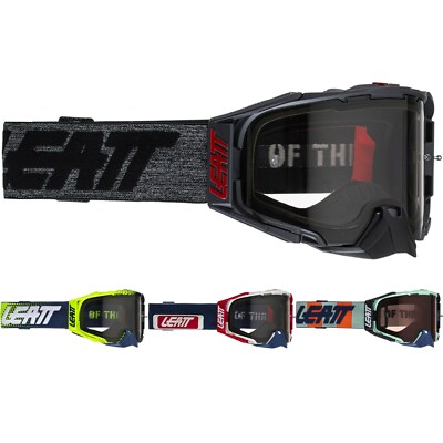 Leatt Cross Goggles Velocity 6.5 - Off-Road Motorcycle Goggles for Glasses Wearers