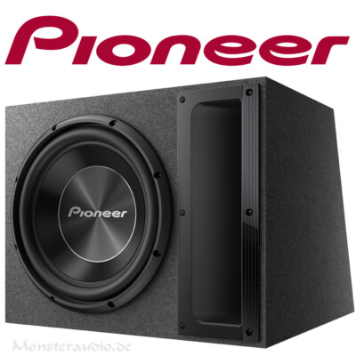 Pioneer TS-A300B 30cm 1500Watt Subwoofer im Bassreflex-Gehäuse 12'' Auto Bass