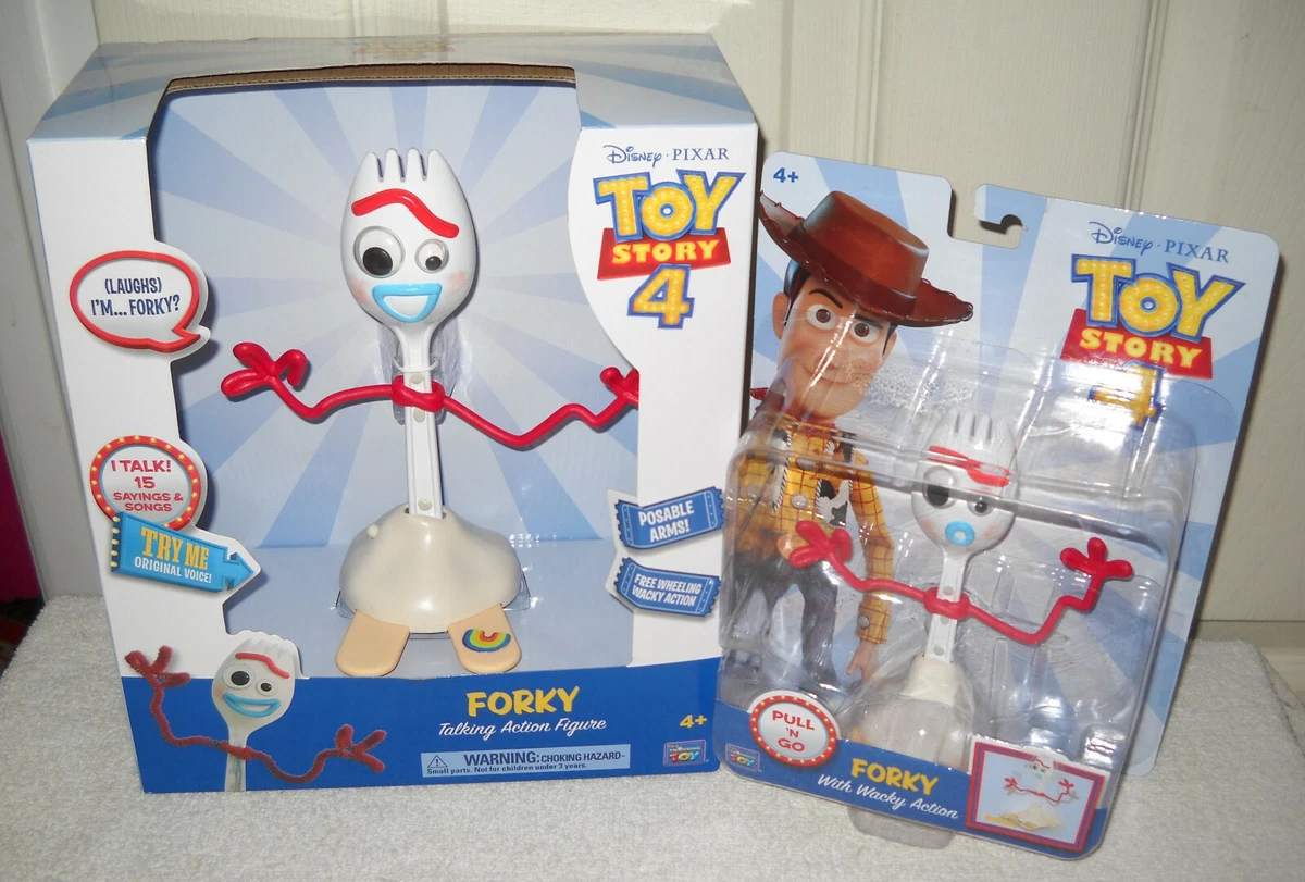 Forky talking cheap action figure