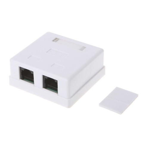 RJ45 Coupler Inline Adapter Keystone, Connector for Cat5e Cable Extender - Afbeelding 3 van 8