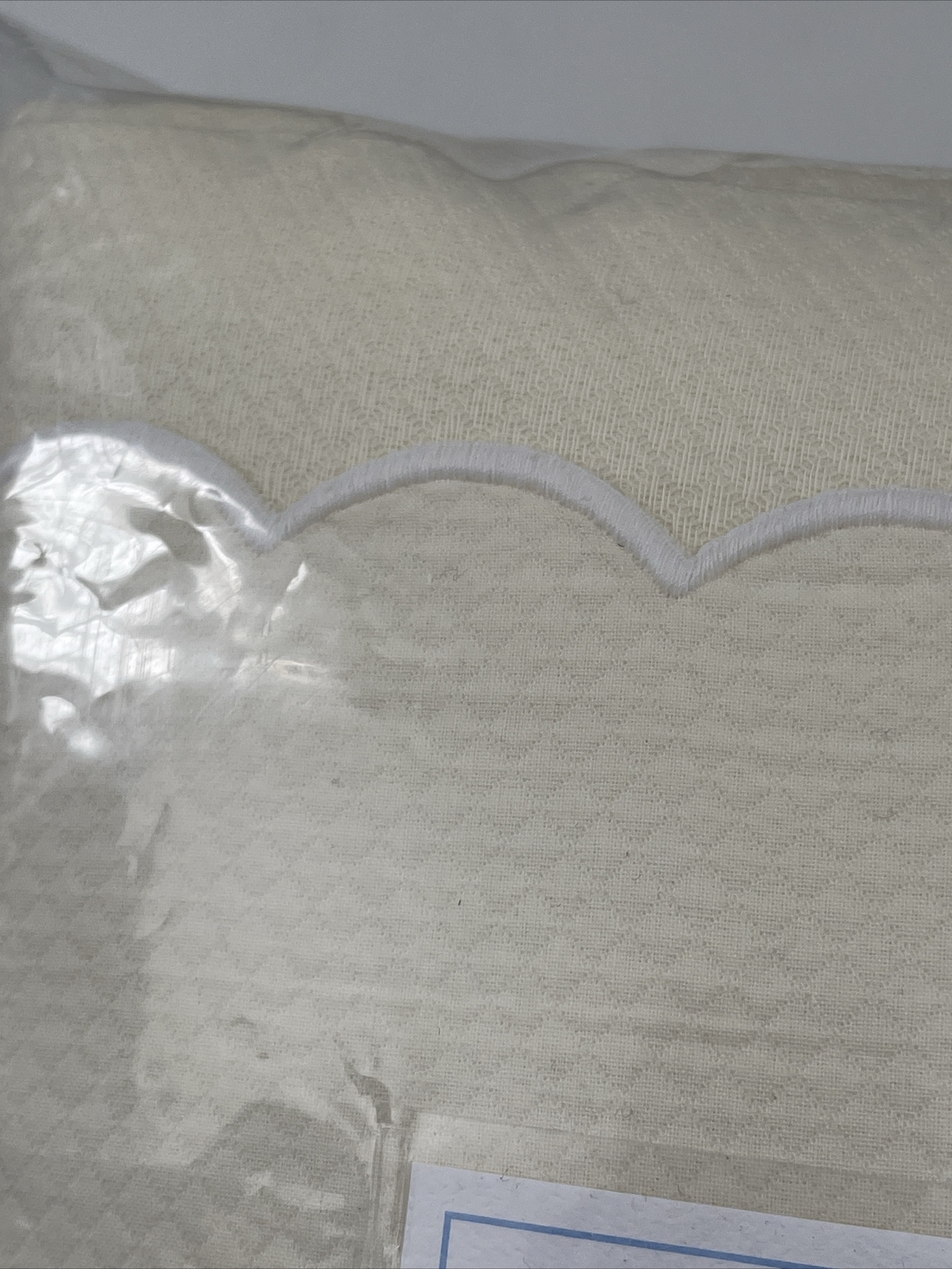 New Matouk 061 Diamond Pique King Coverlet Ivory eBay