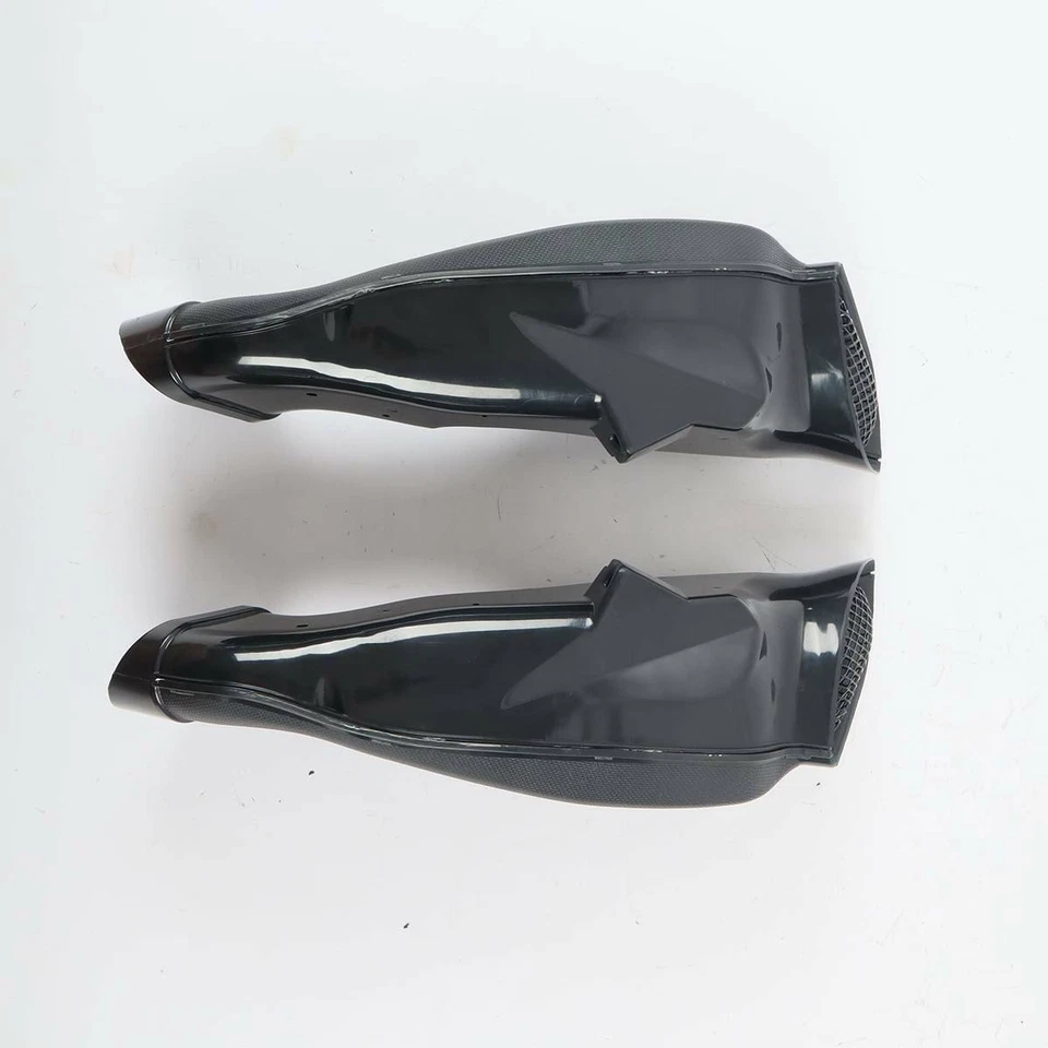 For SUZUKI GSXR1000 2003-2004 ABS Pair Ram Air Intake Tube Ducts Unpainted Black Foto 4 de 4