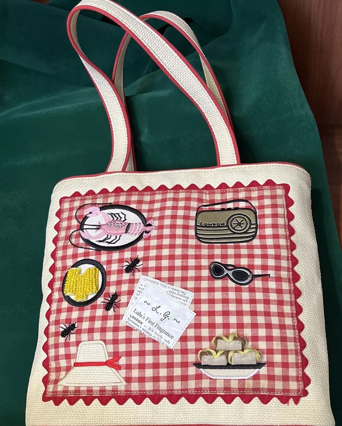 LULU GUINNESS “Picnic At The Beach” Handbag image 2