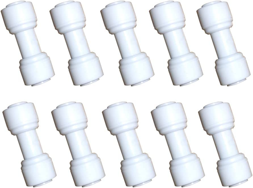 1/4 Inch O.D. Tube Straight Union Quick Connect Fittings RO Water Filters Set of eBay