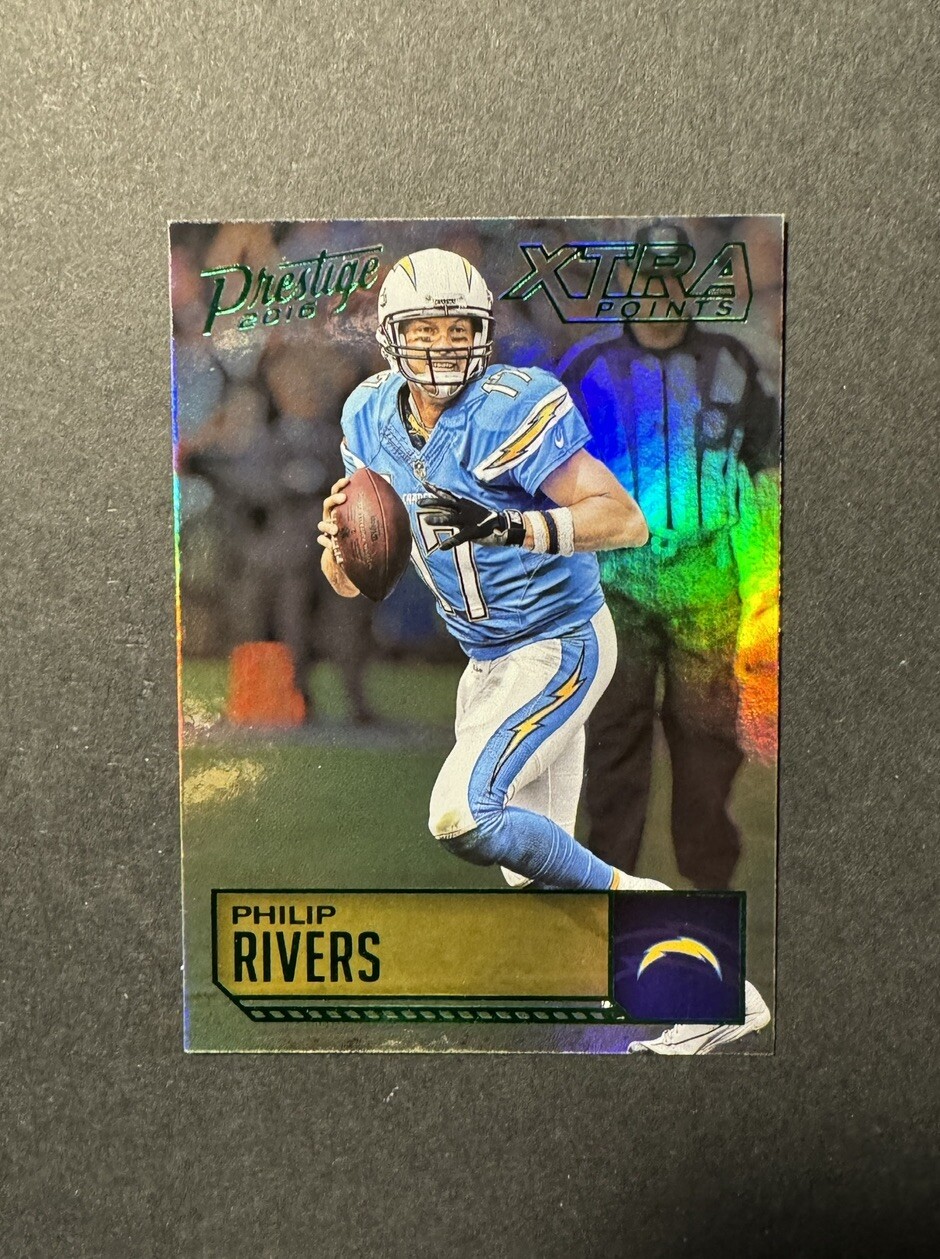 2016 Prestige Xtra Points Green Chargers Football Card #159 Philip Rivers