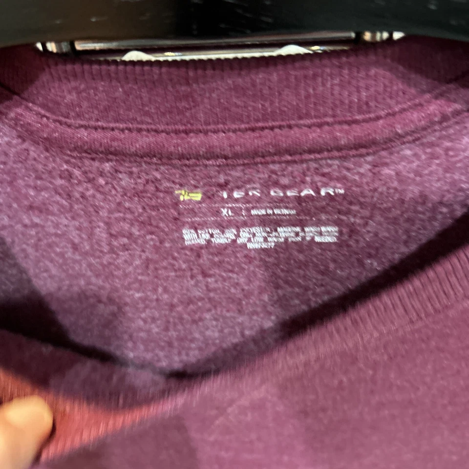 Mujer Talla XL Tek Gear Cuello Redondo Rosa/Púrpura Sudadera Pullover Agujeros para el Pulgar Foto 2 de 4