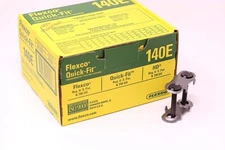 Flexco 140E Box of 25 | Quick-Fit (tm) Bolt Solid Steel Plate Fastener #20000