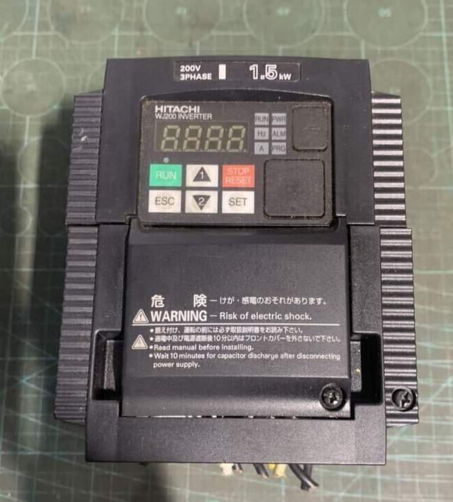 Hitachi WJ200-015LF Inverter 3PH 200V 1.5Kw Removed From The 