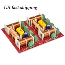 2pcs 200W 3 Ways 4-Ways Treble + Midrange + Dual Bass Crossover Speakers Divider