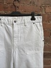 Lafayette 148 New York Women’s Carpenter Jeans, Sz 31, White 100% Cotton, USA — photo 3