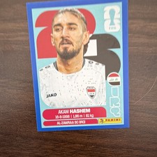 Panini FIFA World Cup 2026 Akam Hashem Sticker #IRQ 5 Al-Zawraa SC