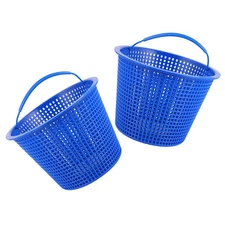 2 Pcs Plastic Pool Basket Swimming Pool Pump Filter Garbage Anti Clogging Supply