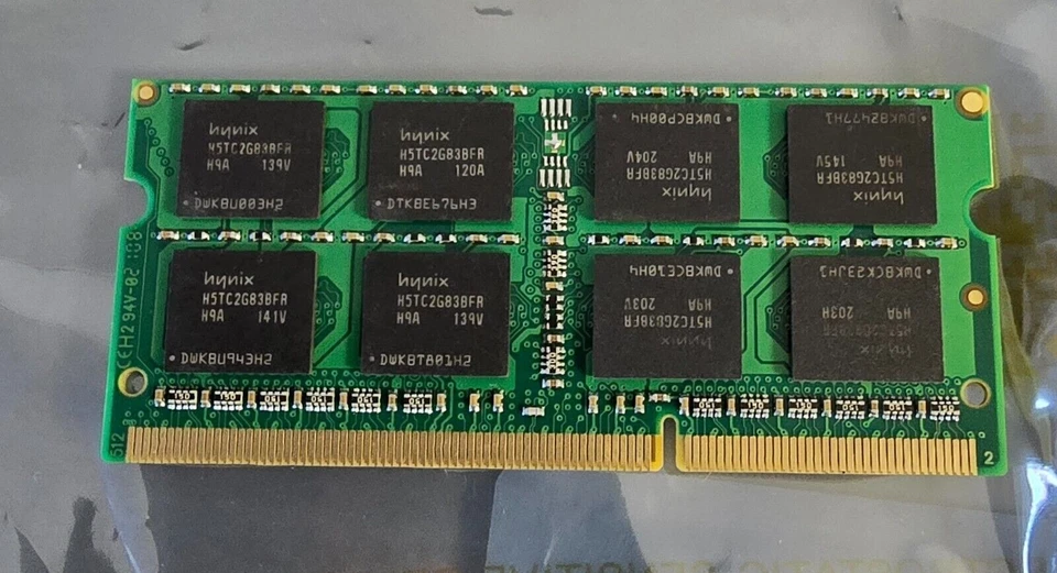 Mem 0802A Multispeed MHZ SODIMM  Ref00244 - Image 2 of 2
