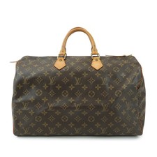 Louis Vuitton Monogram Speedy 40 Hand Bag Boston Bag Brown M41522 Auth Used F/S
