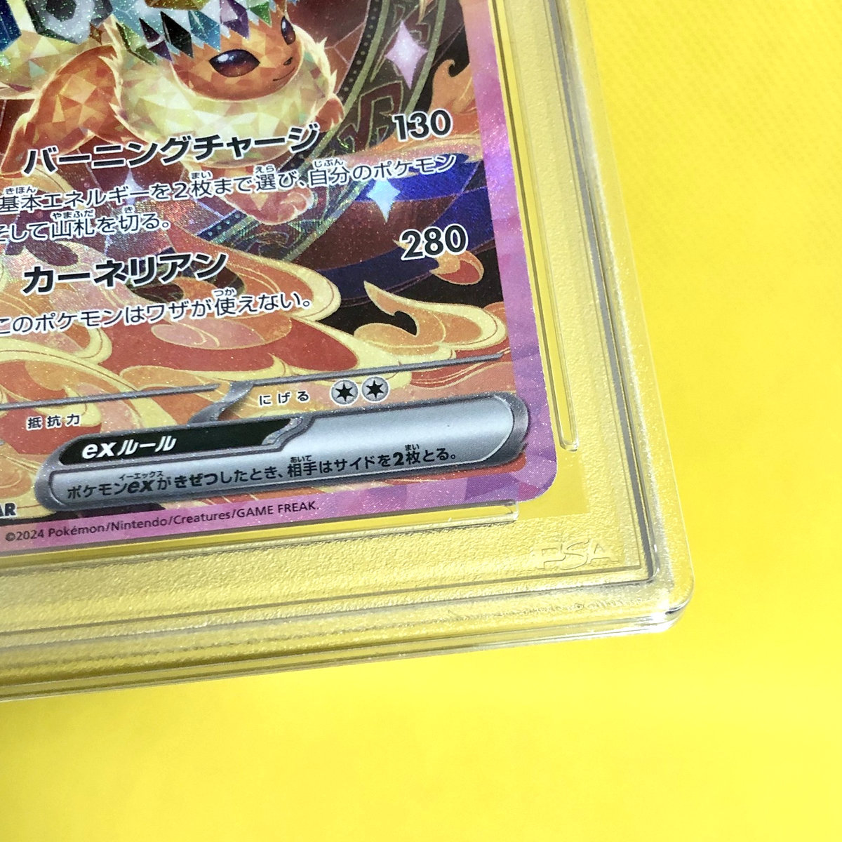 Pokemon Card Japanese【Flareon ex】PSA10 SAR 202/187 SV8a Terastal