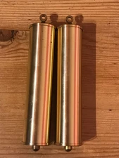 2 x Vintage  FHS 1980's Faux  Vienna Wall Clock Weight Shells