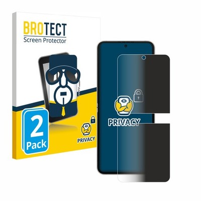 2x Blickschutz Folie für Samsung Galaxy Z Flip 6 Displayschutz Privacy