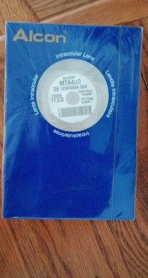 ALCON Intraocular Lens Power- 20.5D Length- 12.5mm Optic- 5.5mm 12395553