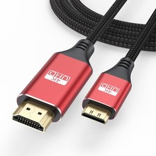 3.3FT Mini HDMI to HDMI Cable - 4K 60Hz, Gold-Plated for Performance