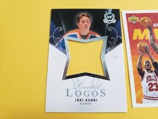 Jari Kurri Edmonton Oilers 2007 - 2008 UD The Cup Limited Logos Blank Back