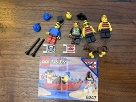 LEGO Pirates: Raft Raiders (6261) Incomplete w/ Manual and Extra Minifigures