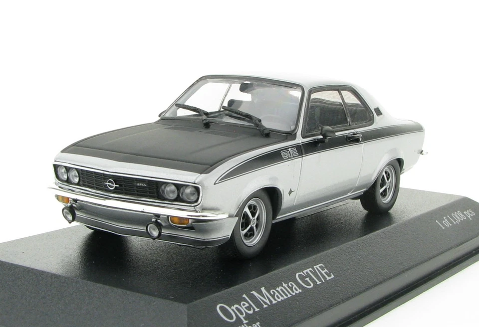 MINICHAMPS 400045505 - Opel Manta A GT/E 1974 silver - 1:43 in Box Modellauto - Bild 3 von 4