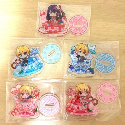 Oshi no Ko Acrylic Stand Figure Set (Sweets ver) 5pc Ai Aqua Ruby