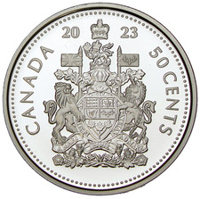 2023 Canada 50 Cents Proof QEII #24824