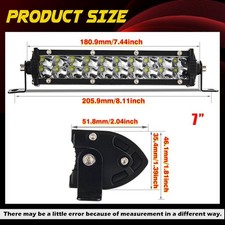 714202632384450 Led Light Bar Flood Spot Combo Driving Offroad Atv 4wd