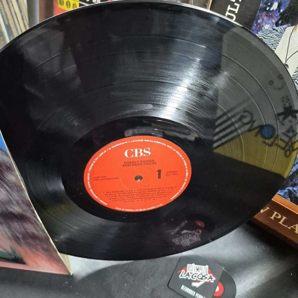 Charly Garcia – Como Conseguir Chicas — латинская, поп-музыка, рок, Венесуэла, 1989 Maná - Изображение 4 из 4