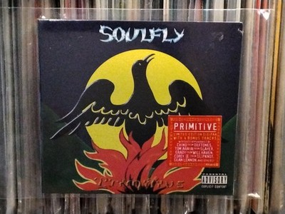 ORIGINAL SOULFLY PRIMITIVE CD USA EDITION DIGI PAK HYPE STICKER SEALED METAL