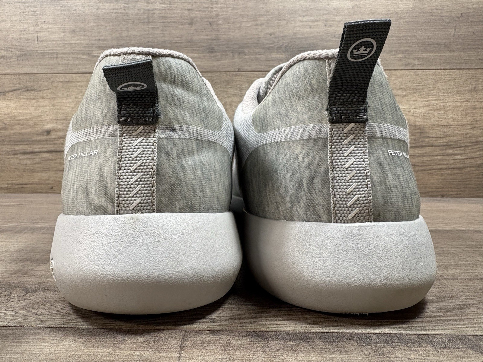 Peter Millar Hyperlight Glide Gray Knit Athletic … - image 13