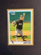 2010 Bowman Chris Sale (RC) BDPP92 Gold 1st Bowman Chicago White Sox