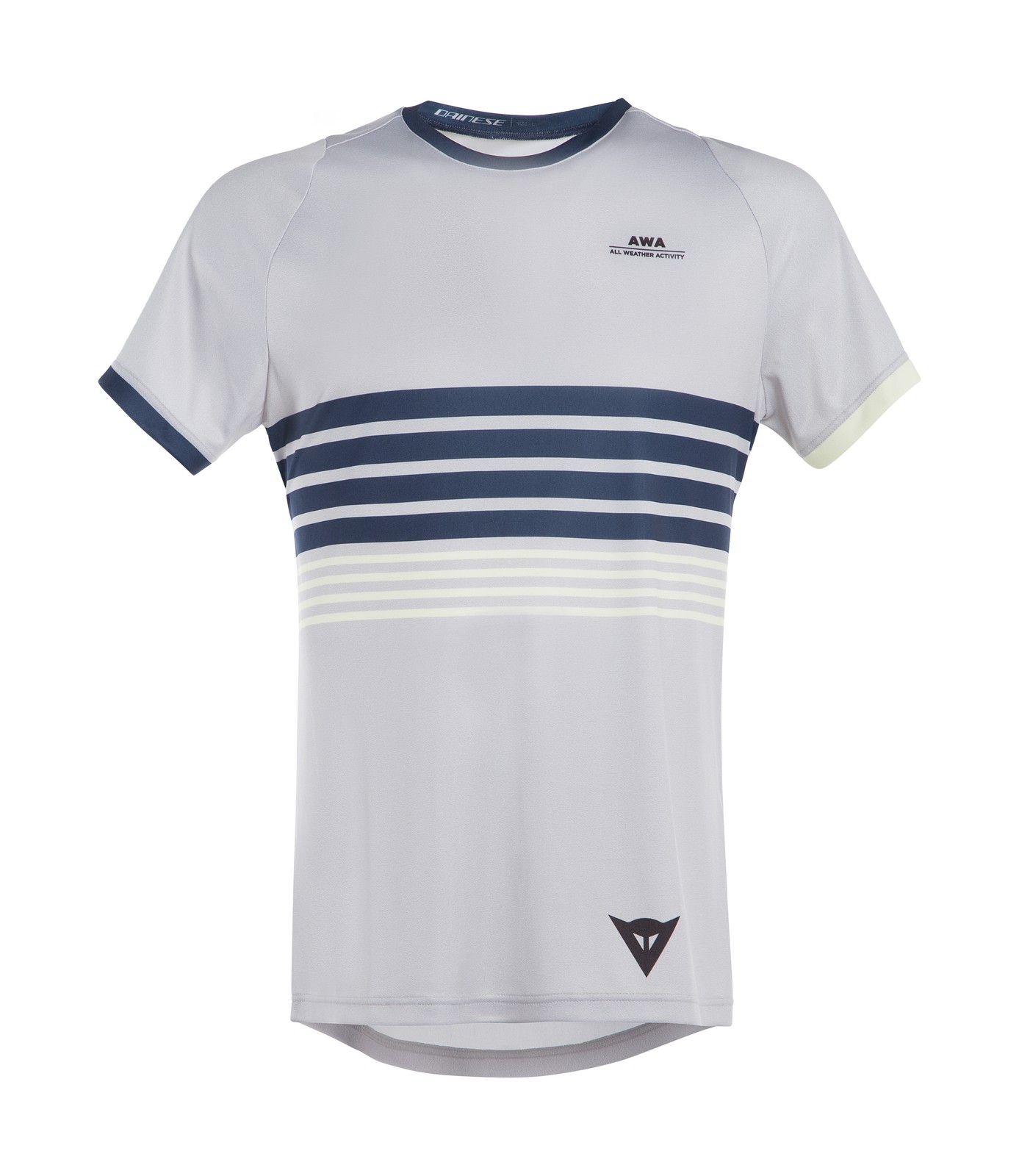 Мужская футболка Dainese AWA Tee 1 Серый синий Желтый L 7090₽