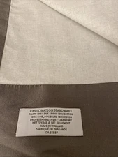 Restoration Hardware Thai Silk Curtain Panel In Fog Gray 108” $365