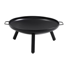 HI-GEAR Vega Fire Pit Pan with Stainless Steel Construction, Outdoor Cooking