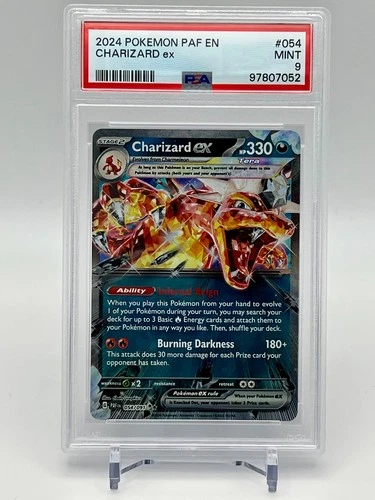 2024 POKEMON PAF EN CHARIZARD ex PSA 9